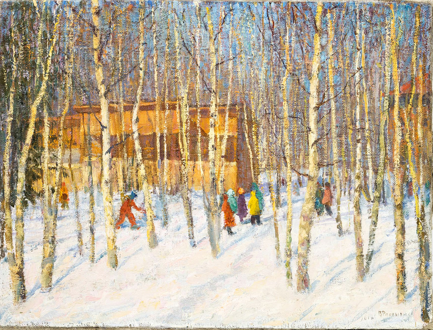 02_В санатории, 1961_Холст, масло; 45х60 см.