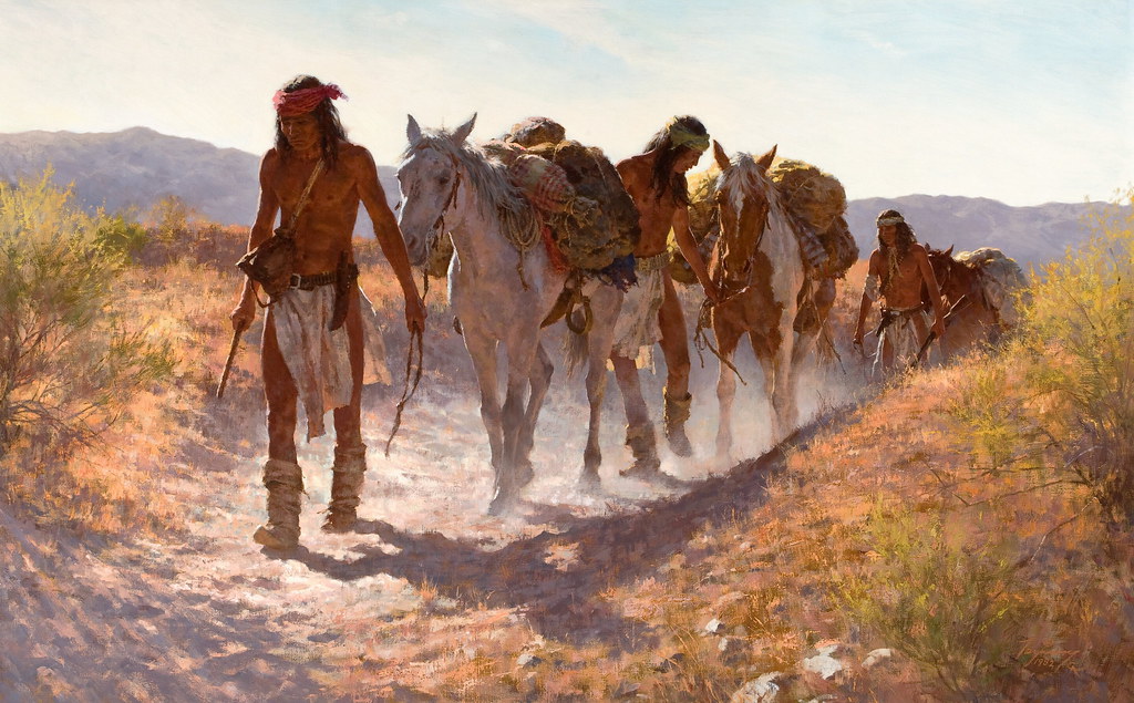 Howard A. Terpning «Plunder From Sonora», 1982