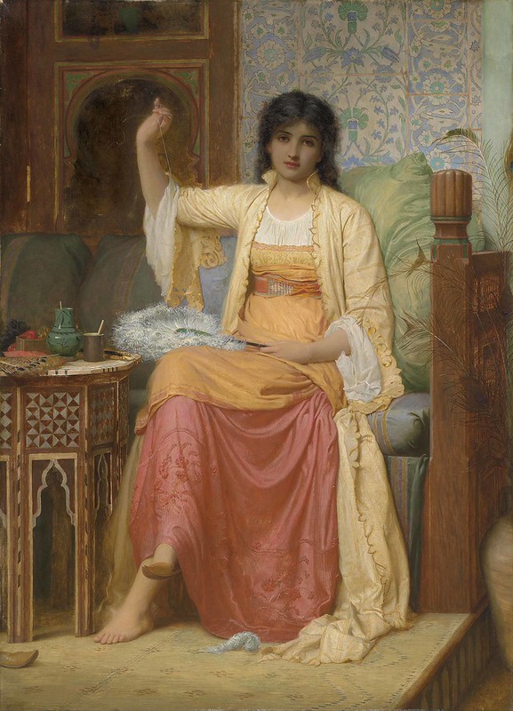 Charles Edward Perugini «A Fan-maker»